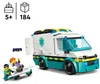 LEGO City Sanitka, Stavebnica, 5 rok / roky, Plast, 184 Náhľad obrázku produktu 36
