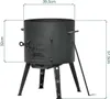 Ø40cm Uchag 2mm Stahl 12L Kazan Gusseisen mit Dekel Produktbild-Vorschau 4