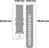 Silikon Armband für Smartwatch, Bizon Strap Watch Silicone Produktbild-Vorschau 2