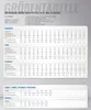 A size chart for DASSY workwear. Anteprima dell’immagine prodotto