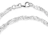 MATERIA Damen Armband Kette Silber 925 - 3mm Singapurkette Produktbild-Vorschau 3