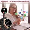 Smartwatch für Damen, rund, Anruf und Antwort, Produktbild-Vorschau 2
