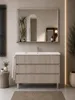 ORIGEN BATH IMPERIA Badmöbel mit Waschbecken 100x40 cm, Smoky-Eiche Vista previa de la imagen del producto