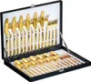 set di posate da 30 pezzi Oro 18/10 acciaio inossidabile Anteprima dell’immagine prodotto 1