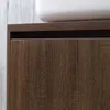 Holzoptik- Badezimmermöbelset mit Doppelaufsatz-Waschbecken Produktbild-Vorschau 6