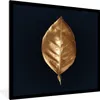 MuchoWow® MuchoWow® Gerahmtes Poster Blätter - Chic - Gold Produktbild-Vorschau 1