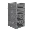 4 Stück Faltbarer Kleiderschrank Organizer,Grau Stapelbare Produktbild-Vorschau 6
