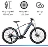 Zündapp Z808 E-Mountainbike 27,5 Zoll grau/rot 50 cm Produktbild-Vorschau 3