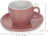 Espresso-Tassen Set 8 tlg., Keramik Tasse mit Untertasse, Produktbild-Vorschau 2