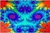 PSYWORK Schwarzlicht Bodenbelag Läufer Neon "Fractal Produktbild-Vorschau 1