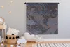 MuchoWow® Wandteppich Wandbehang Marmor - Grau - Gold - Produktbild-Vorschau 3
