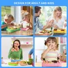 Lunchbox, auslaufsichere Lunchbox, 6 Fächer Brotdose für Produktbild-Vorschau 5
