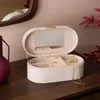 Šperkovnice ENYA manšestrová, 13 x 10 x 25,5 cm Náhled obrázku produktu 2