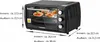 A black mini oven with pizzas inside, showing measurement indicators. Náhľad obrázku produktu