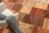 Tapis en laine KASHQAI 4327 101 Patchwork terre cuite rouge Voir les images du produit 5