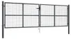 vidaXL Síťová zahradní brána z pozinkované oceli 400 x 125 Náhled obrázku produktu 6
