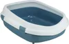 TRIXIE Katzentoilette Primo XXL - blau/weiß - 56 × 25 × 71 Produktbild-Vorschau 1