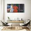 Coloray Bild aus Leinwand 120x60 Leinwand Dekoration - rot Produktbild-Vorschau 3