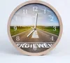 Holzuhr 30fi cm wanduhr - Autobahn Produktbild-Vorschau 1