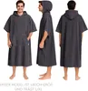 Frottee Badeponcho Damen Herren - Strandponcho 100% Produktbild-Vorschau 5