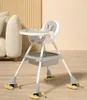 BDW, 3in1 chaise haute bébé, plateau, 78×63×86 cm gris, Voir les images du produit 6