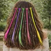syntetické copánky s klipy barevné pramínky do vlasů 30 cm Náhled obrázku produktu 8