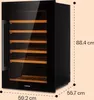 Klarstein Einbau-Weinkühlschrank, 137 L Getränkekühlschrank Produktbild-Vorschau 6
