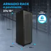 Extralink Armadio Rack da Pavimento 37U 600 × 800 mm Nero Anteprima dell’immagine prodotto 7