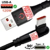 USB-A-auf-USB-C-Kabel mit 90°-Winkelstecker, max. 120 W Produktbild-Vorschau 1