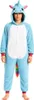 Pigiama Onesie Kigurumi Costume Azzurro Unicorno L: Anteprima dell’immagine prodotto 2