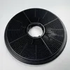 A black circular filter with a grate-like pattern is placed on a light gray and white surface. Anteprima dell’immagine prodotto