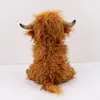Hochlandkuh Kuscheltier 25cm Plüschtier Stier Tierpuppe Produktbild-Vorschau 3
