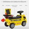 HOMCOM Porteur Enfant Camion 18-36 Mois Benne basculante Voir les images du produit 6
