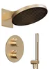 Lomazoo Unterputz-Duschset Gold - Regendusche 30 cm - mit Produktbild-Vorschau 1