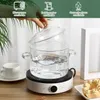Glas Kochtopf, 1,6 l Glastopf mit Deckel, Hitzebeständiger Produktbild-Vorschau 3