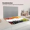 KitchenYeah© Herdabdeckplatte Obst - Regenbogen - Erdbeere Produktbild-Vorschau 3