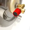 Close-up of a pressure valve on a stainless steel container. Produktbild-Vorschau