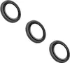 Three black rings are arranged diagonally on a white background. Produktbild-Vorschau