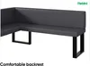 MEBLINI Eckbank für Esszimmer mit ausziehbarem Tisch  - Produktbild-Vorschau 5