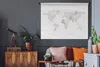 MuchoWow® Wandteppich Wandbehang Weltkarte - Marmor - Rosa Produktbild-Vorschau 5