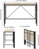 Klappbar Schreibtisch,Kleiner Kompakter Produktbild-Vorschau 4