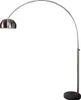 cagü: Design Bogenlampe LUXX Chrom gebürstet mit Marmorfuß Produktbild-Vorschau 2