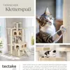 tectake® Kratzbaum Knuti 186 cm inklusive 2 Treppen, 4 Produktbild-Vorschau 6