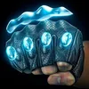 Rukavice Rockbros na motorku z černé kůže s chráničem Náhled obrázku produktu 4