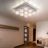 Deckenleuchte silber, Kugel Design, L 37 cm Produktbild-Vorschau 3