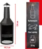 BBQ Collection Terrassenofen mit Schornstein Feuerstelle Produktbild-Vorschau 6