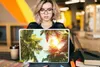 MuchoWow® Laptop Aufkleber Sticker Cover Palme - Sonne - Produktbild-Vorschau 5