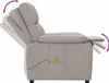 masážne kreslo vidaXL Taupe Fabric Náhľad obrázku produktu 6