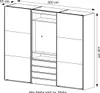 Armadio TV a porte scorrevoli MAGIC GLAS Anteprima dell’immagine prodotto 6