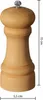 Moulin Sel/poivre Bois Design Classique, Broyage Ajustable, Voir les images du produit 5